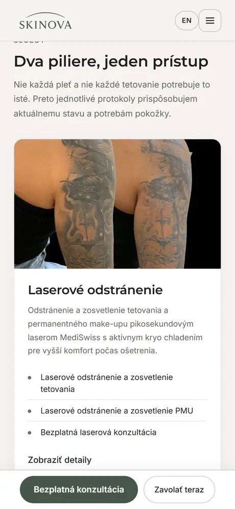 Mobilná verzia: SKINOVA